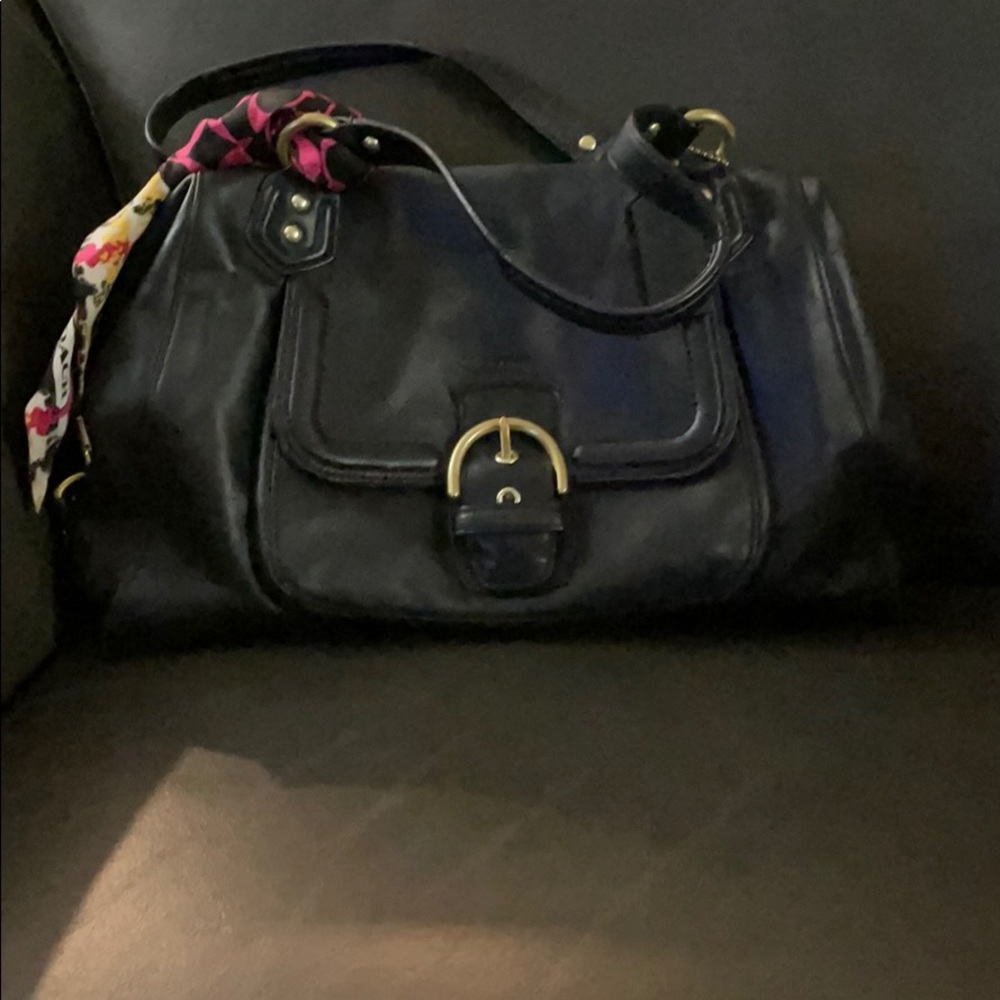 Genuine Leather Coach Satchel